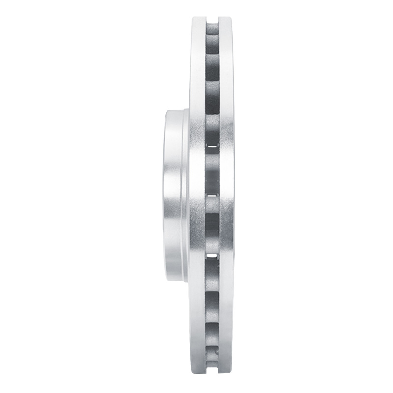 Ford Transit-150 Brake Rotor (1) - Front Right - R1 Concepts - Drilled & Slotted - Silver - `14-`19